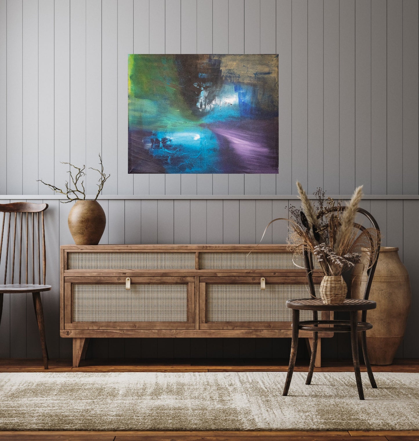 Large Abstract Paintings | Bold Canvas Artwork